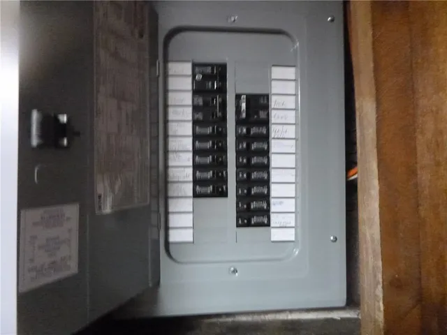 a close view of walk in closet