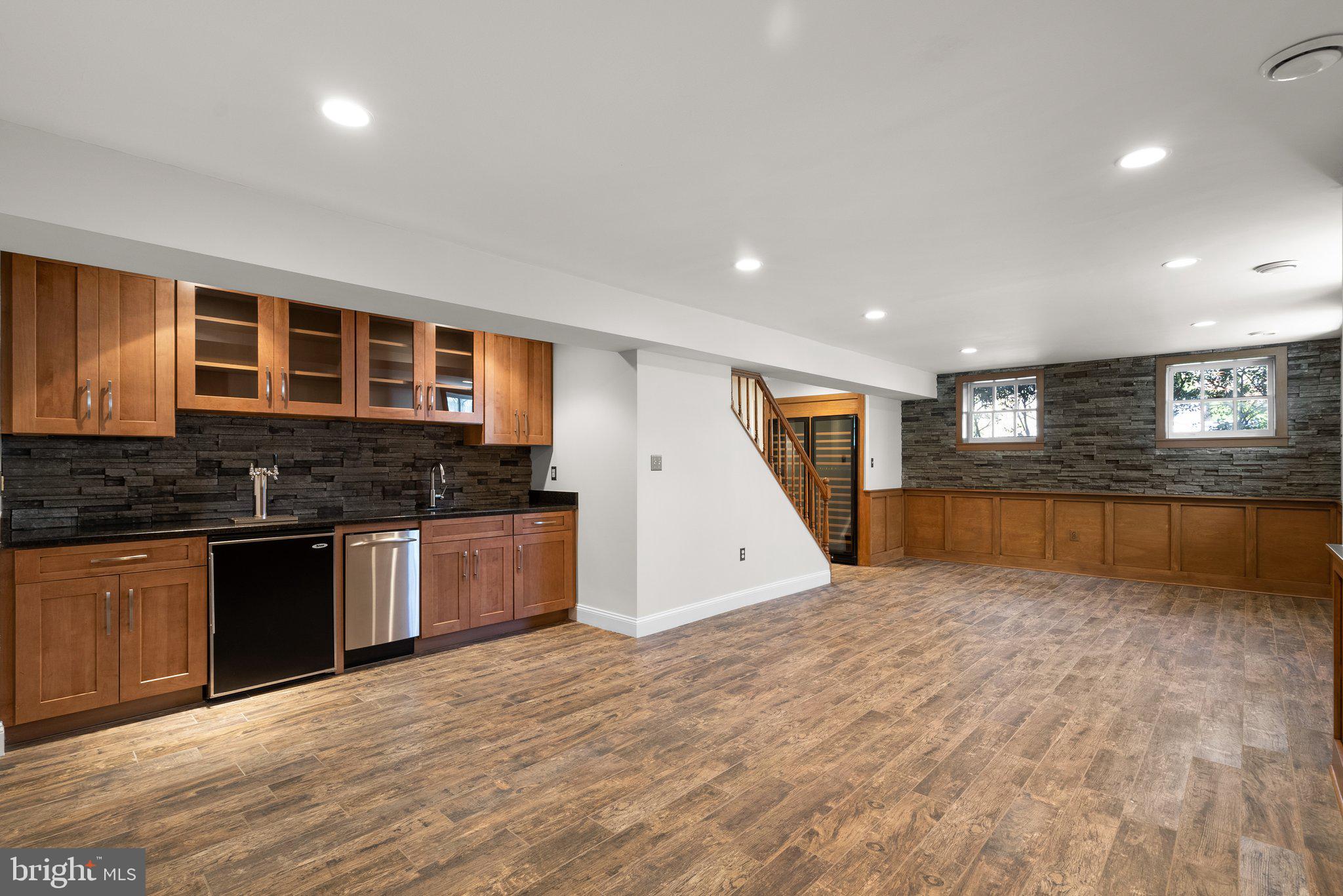 3106 Russell Road Alexandria, VA 22305 - Photo 45 of 62 a view of an empty room with wooden floor and a sink