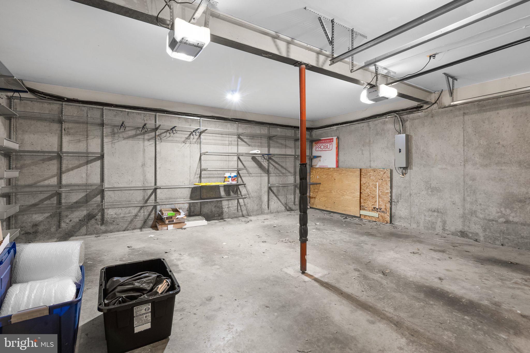 3106 Russell Road Alexandria, VA 22305 - Photo 53 of 62 2-car garage with wall of Elfa shelving