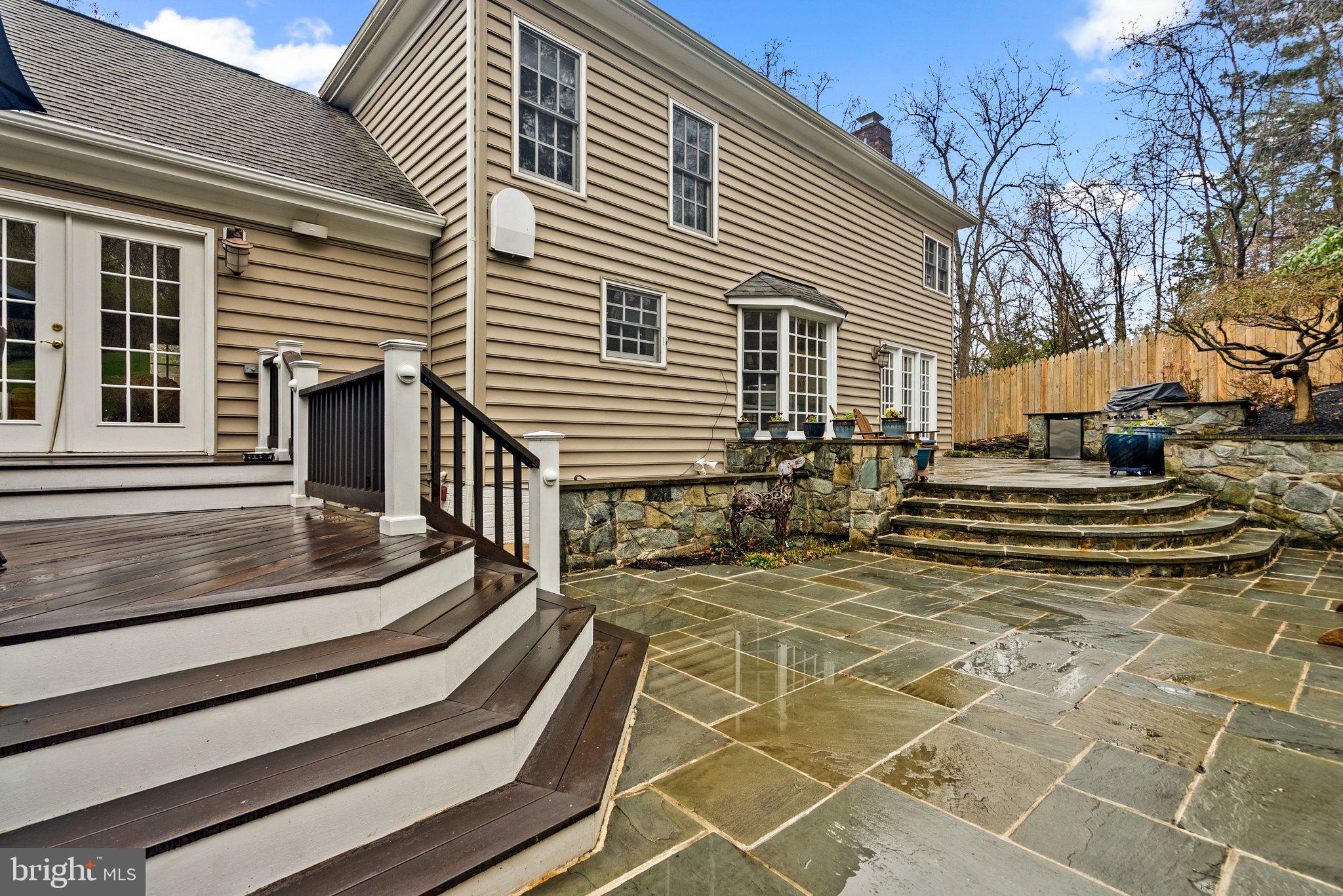 3106 Russell Road Alexandria, VA 22305 - Photo 55 of 62 a view of a house with a large window and stairs