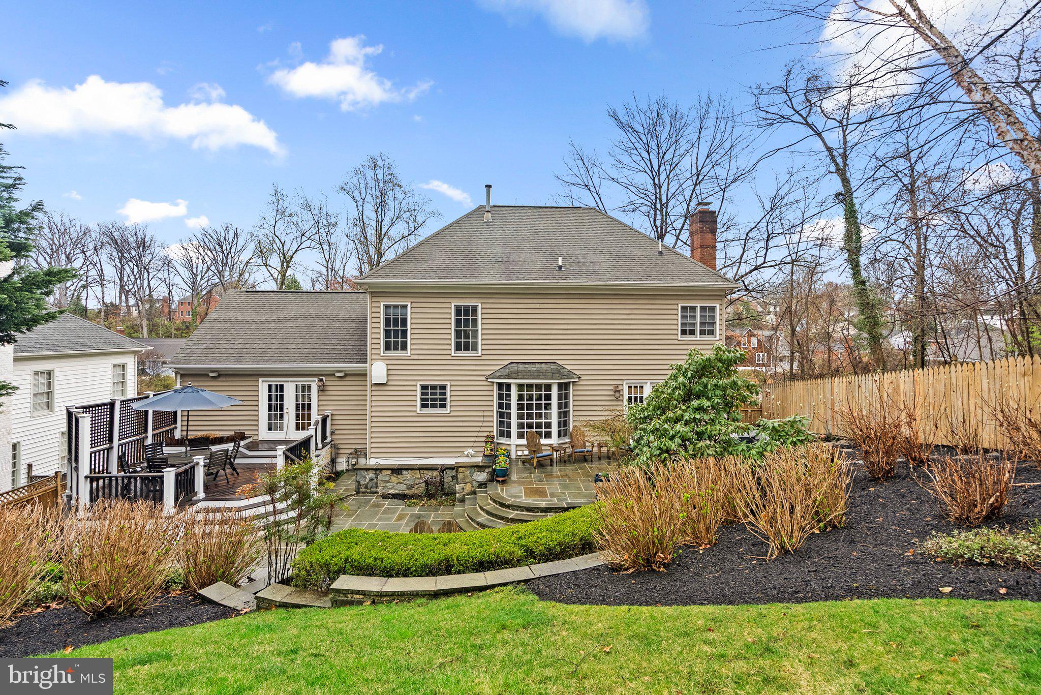 3106 Russell Road Alexandria, VA 22305 - Photo 57 of 62 a front view of house with a garden