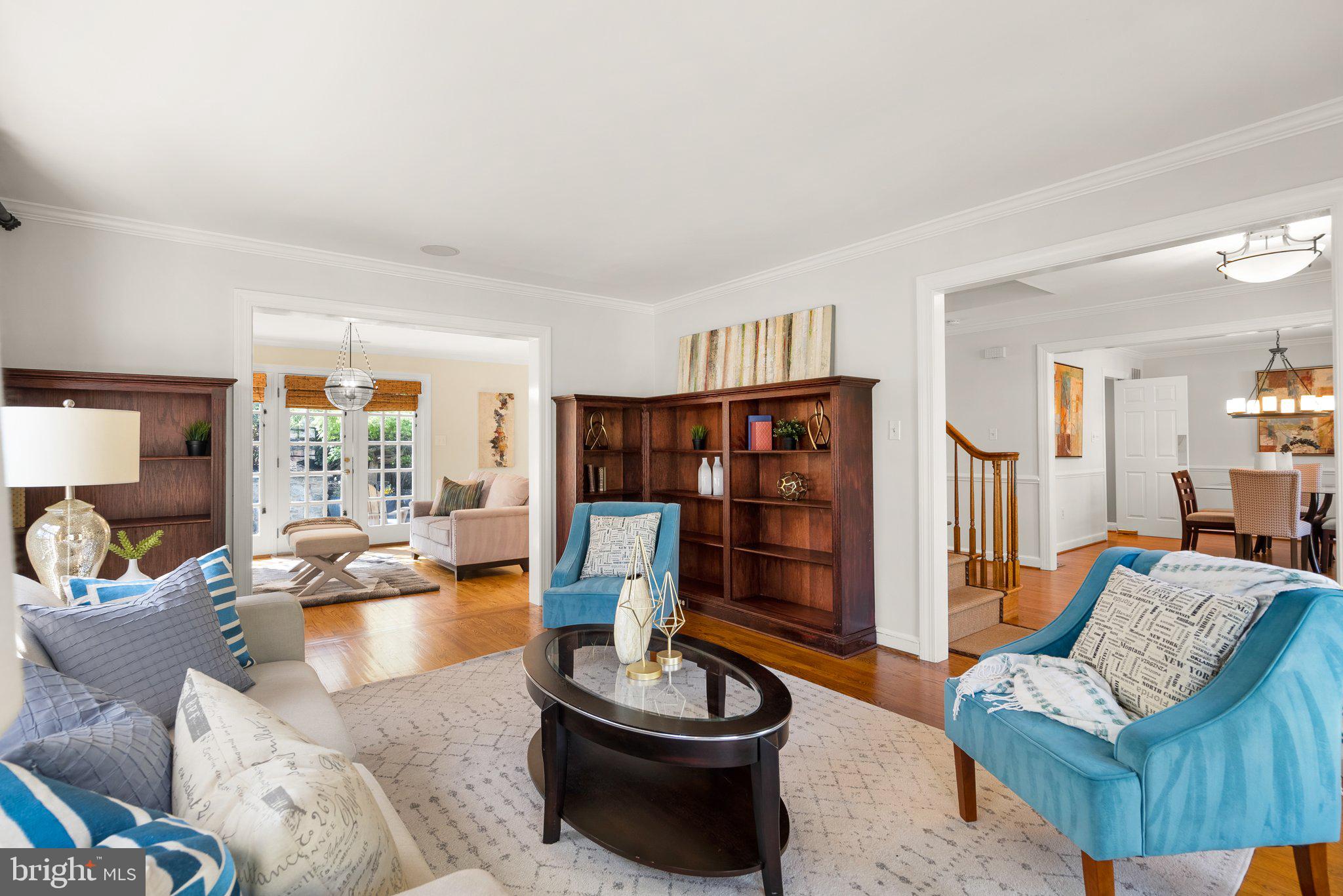 3106 Russell Road Alexandria, VA 22305 - Photo 6 of 62 a living room with furniture and a wooden floor