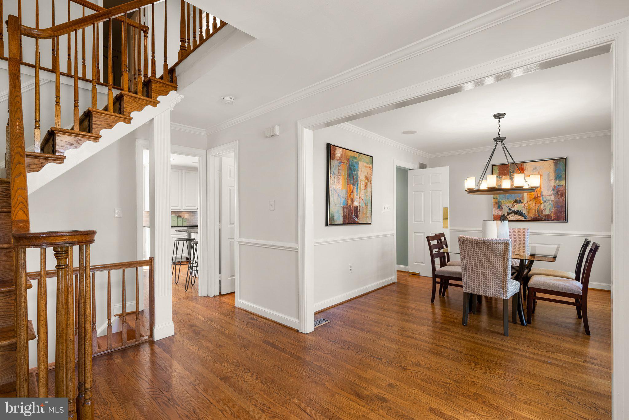3106 Russell Road Alexandria, VA 22305 - Photo 8 of 62 a view of a dining room with furniture window and wooden floor