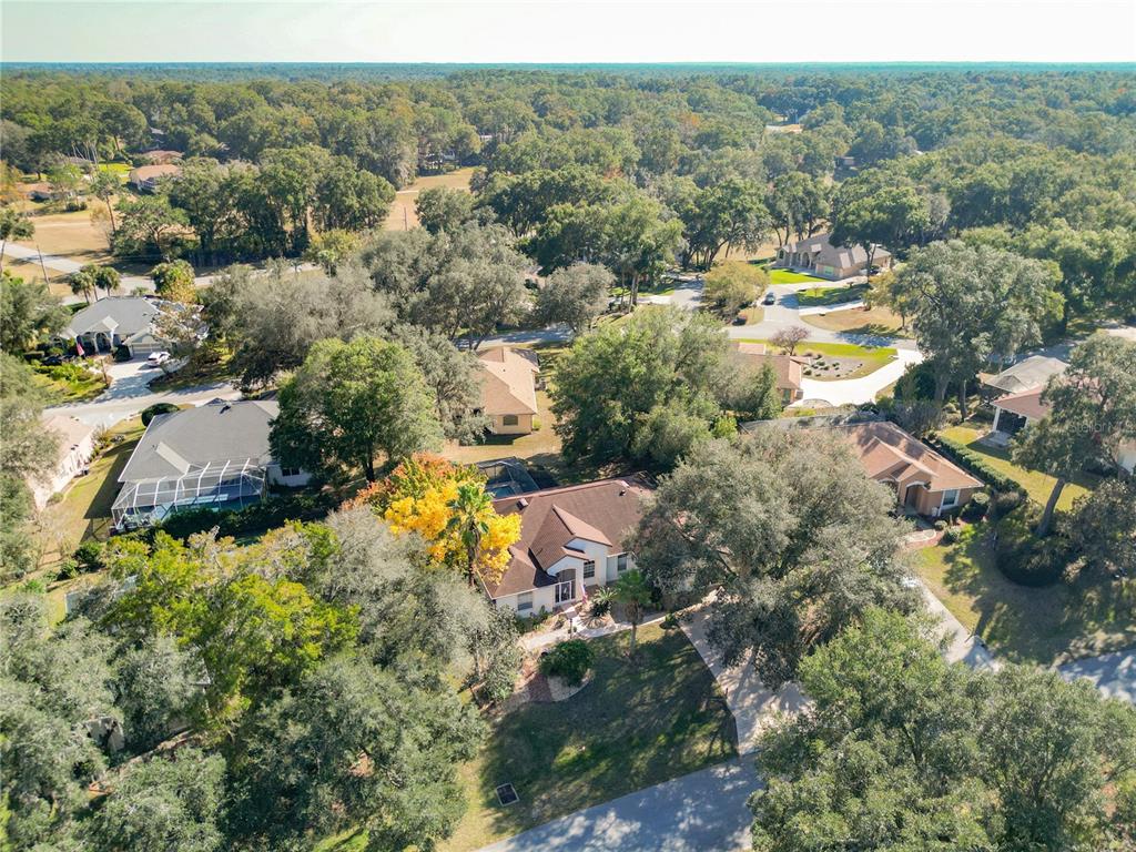 9027 Southwest 196th Court Dunnellon, FL 34432 - Photo 50 of 50 an aerial view of residential house with outdoor space and trees all around