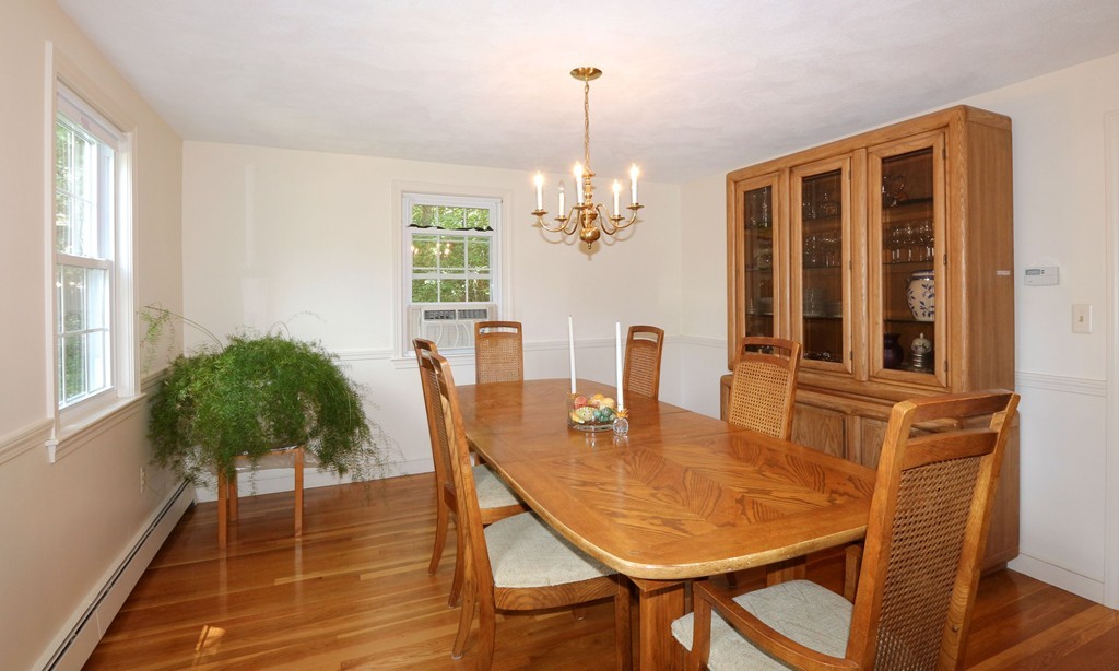 14 Meadowview Road Wayland, MA 01778 - Photo 8 of 27 a view of a dining room with furniture window and wooden floor