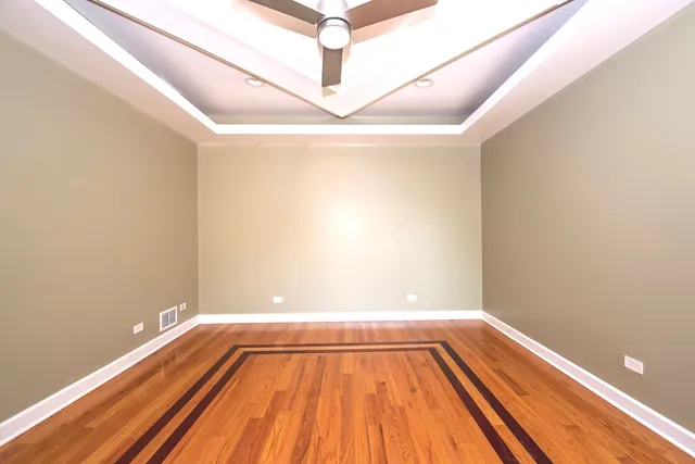 a view of wooden floor in a room