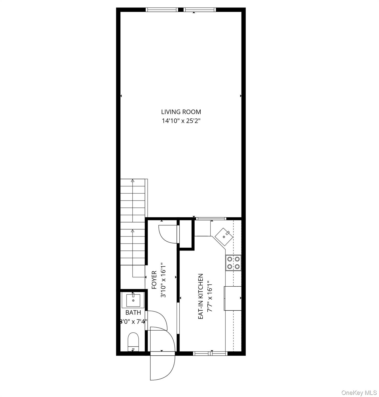 126 North Rte 303, Unit 2 Congers, NY 10920 - Photo 20 of 21 a picture of a floor plan