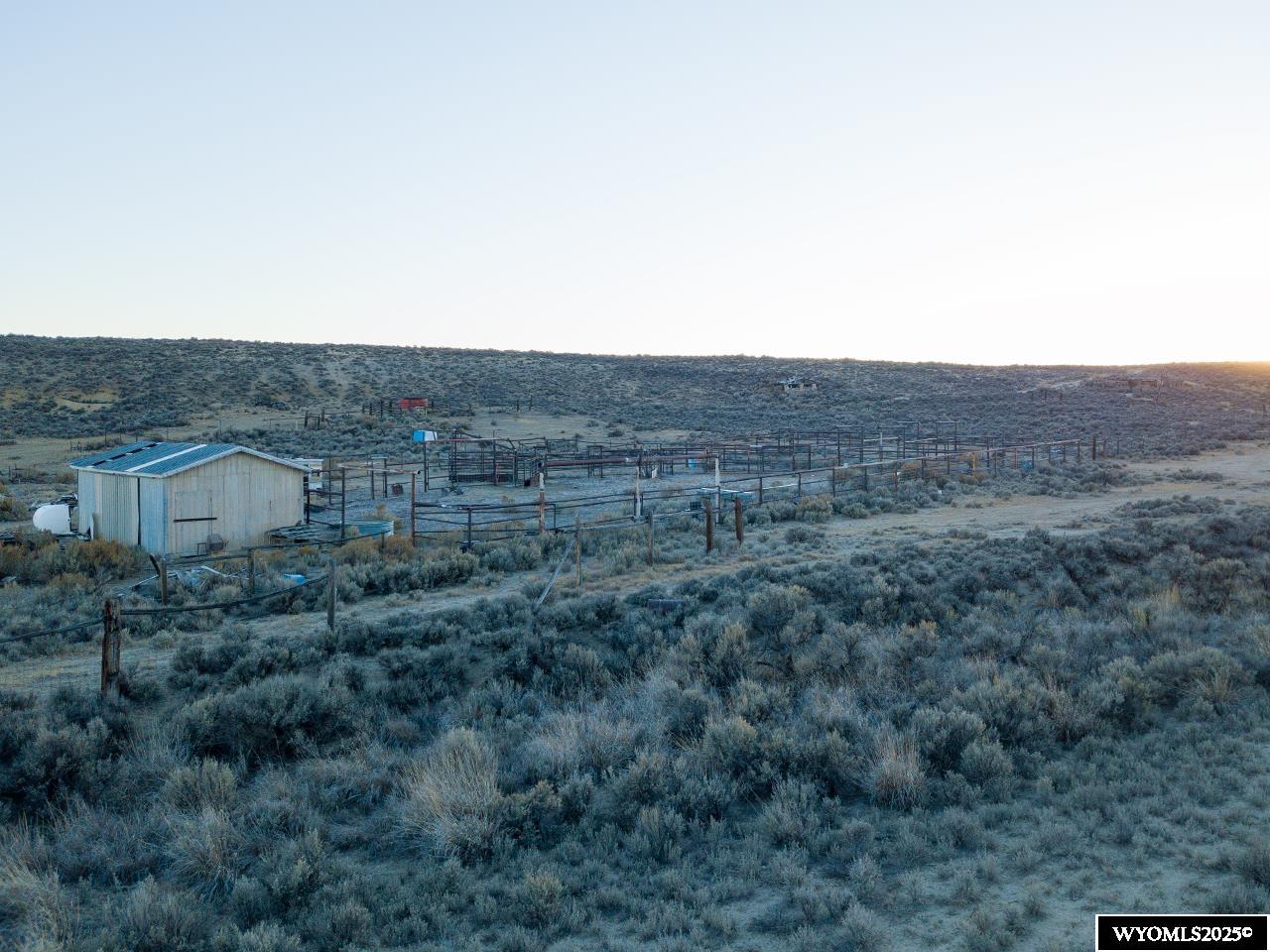 14 14 Mile Road Rock Springs, WY 82901 - Photo 19 of 33 Corrals on north boundary looking southwest