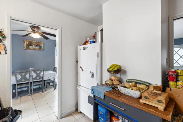 a room with a window and gym equipment