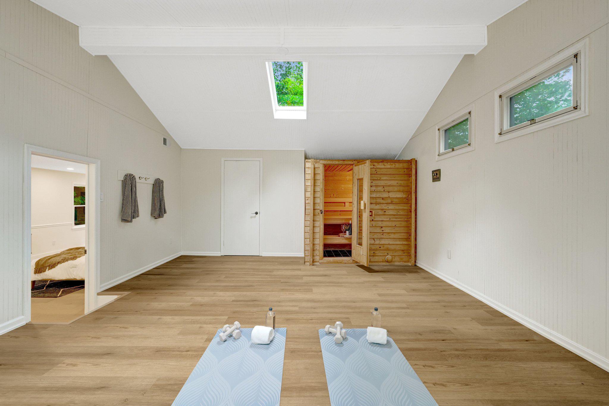 1132 Springvale Road Great Falls, VA 22066 - Photo 42 of 81 Serene wellness retreat space with skylights.
