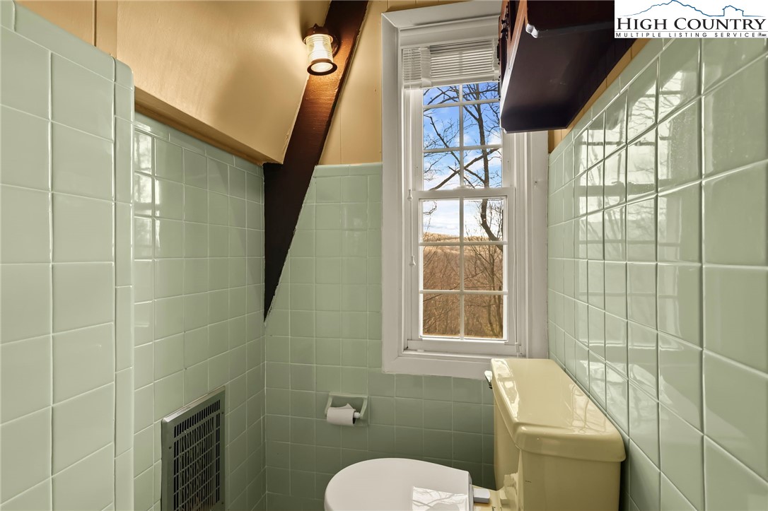 207 Pinnacle Ridge Road Beech Mountain, NC 28604 - Photo 42 of 48 a bathroom with a toilet and a shower