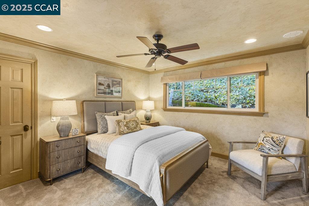 1111 Stone Valley Road Alamo, CA 94507 - Photo 15 of 47 a bedroom with a bed and a couch