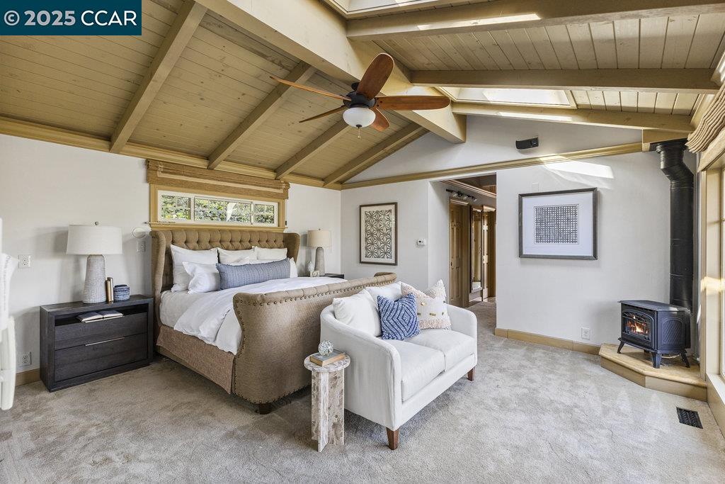 1111 Stone Valley Road Alamo, CA 94507 - Photo 17 of 47 a bedroom with bed and a window