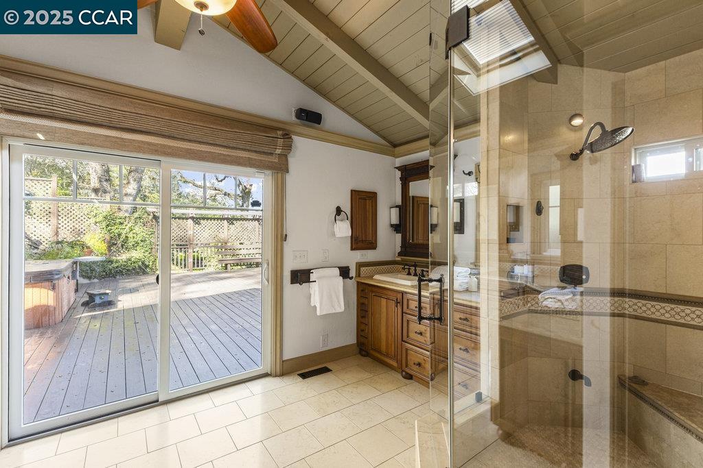 1111 Stone Valley Road Alamo, CA 94507 - Photo 20 of 47 a kitchen with stainless steel appliances granite countertop a refrigerator and a stove