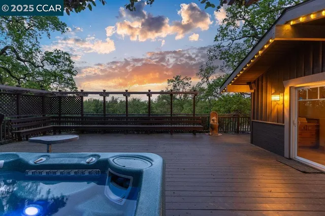 a view of outdoor space with seating