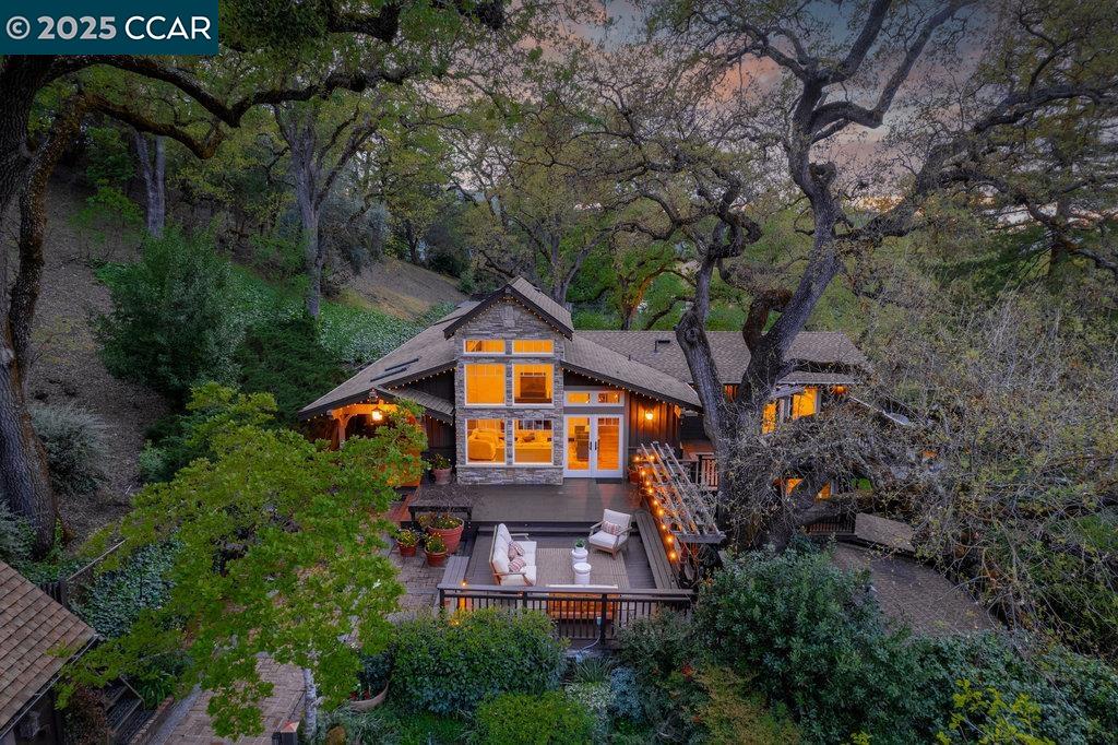 1111 Stone Valley Road Alamo, CA 94507 - Photo 32 of 47 an aerial view of a house