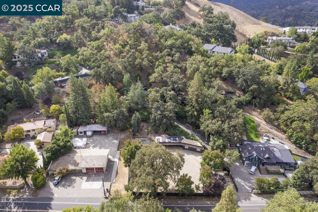 1111 Stone Valley Road Alamo, CA 94507 - Photo 38 of 47 an aerial view of a house with a yard