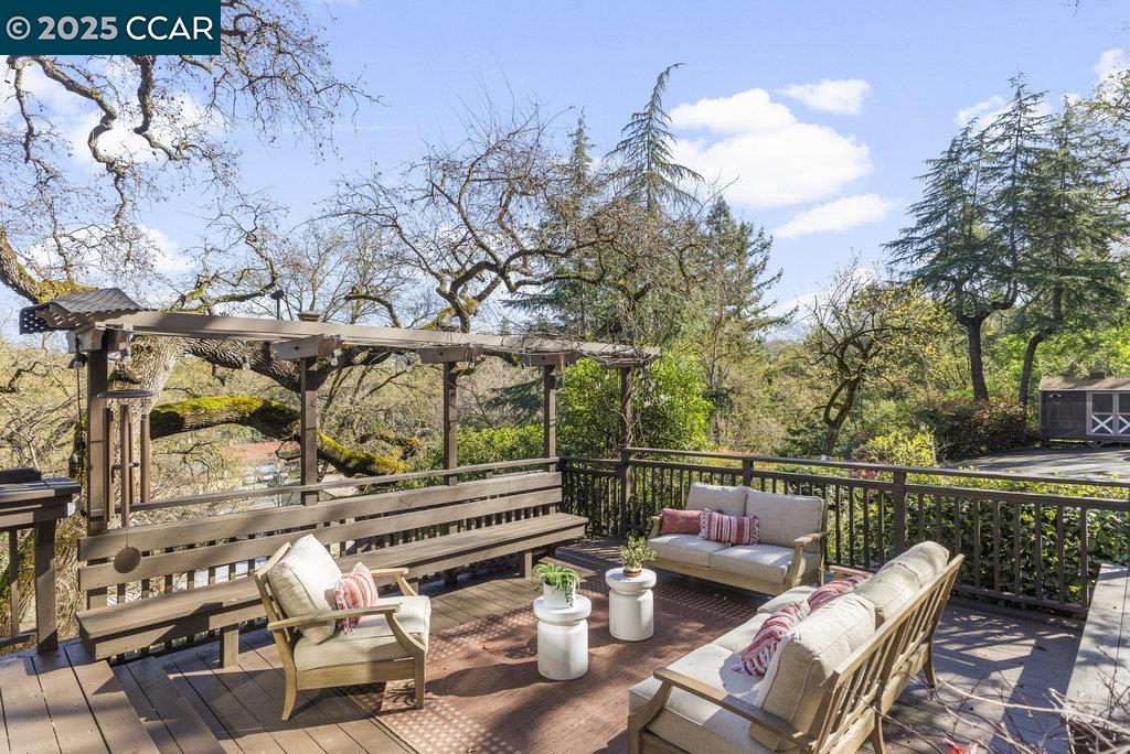 1111 Stone Valley Road Alamo, CA 94507 - Photo 47 of 47 a view of a chairs and table in the balcony