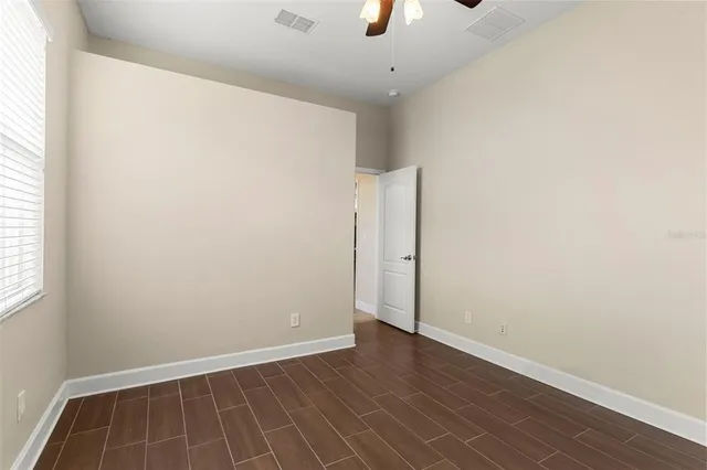 wooden floor in an empty room