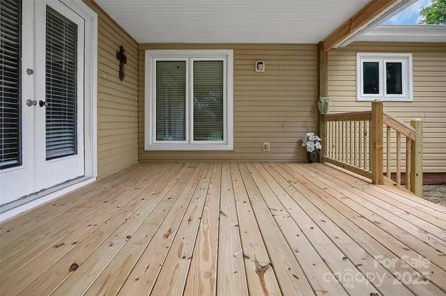 a view of a backyard of a house