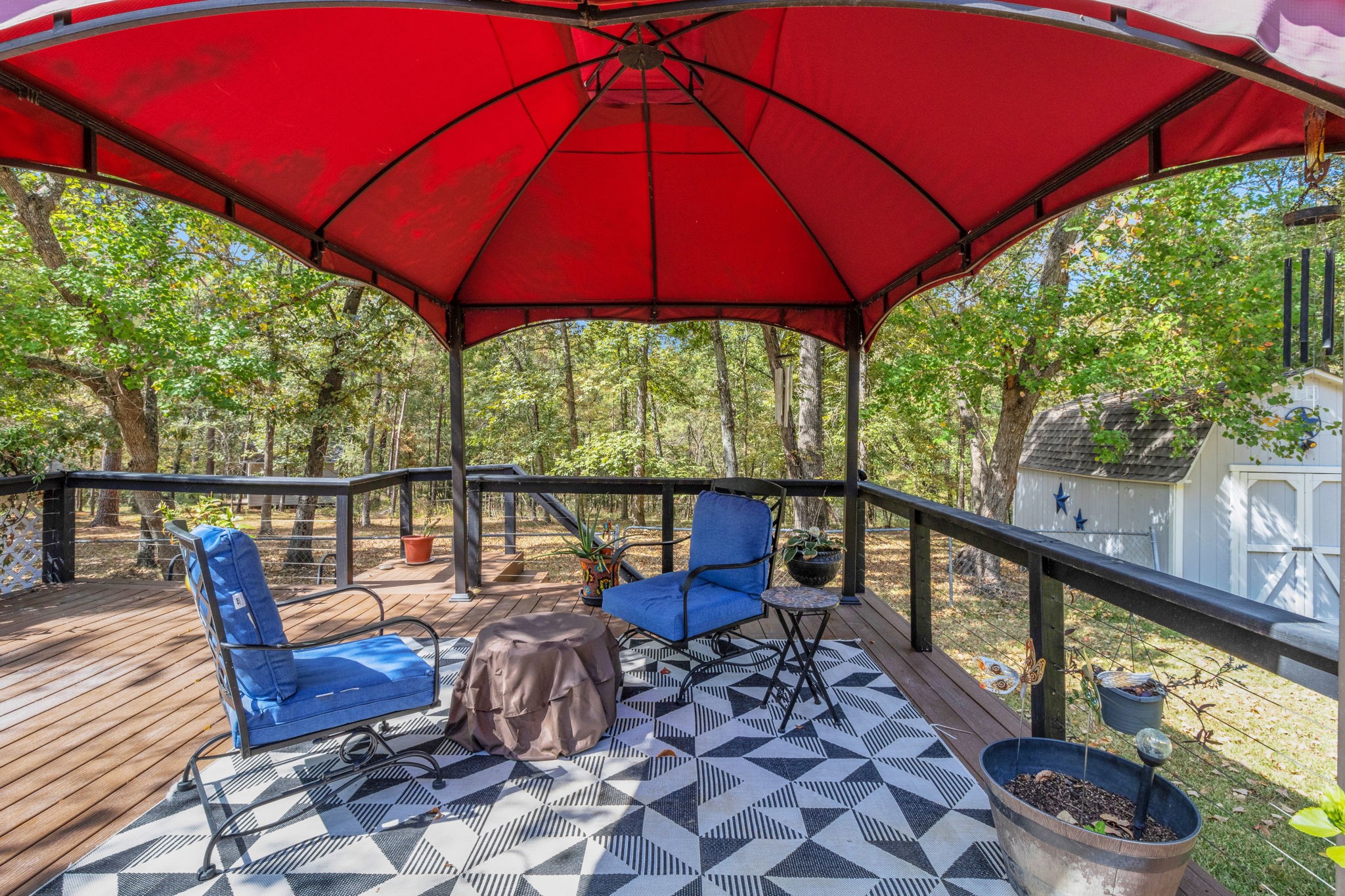 80 Lake Grove Drive Coldspring, TX 77331 - Photo 36 of 50 a view of sitting area with furniture and yard