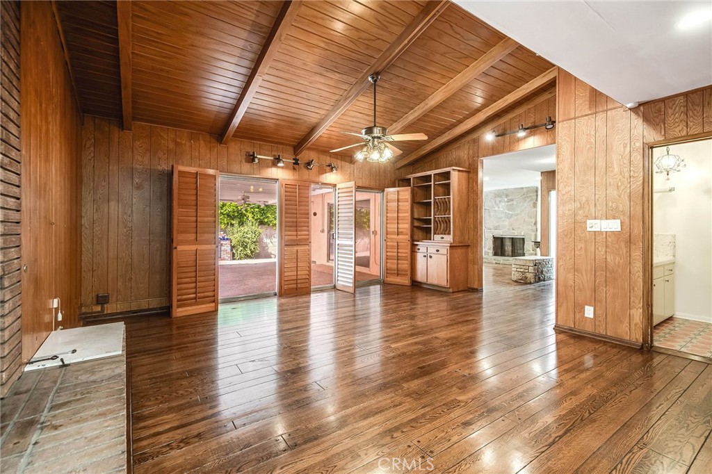 16258 Bertella Drive Encino, CA 91436 - Photo 14 of 45 a view of interior space with wooden floor and outer view