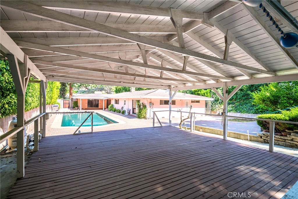 16258 Bertella Drive Encino, CA 91436 - Photo 38 of 45 a view of outdoor space with wooden floor