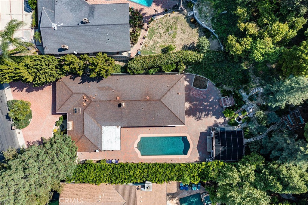 16258 Bertella Drive Encino, CA 91436 - Photo 45 of 45 an aerial view of a house