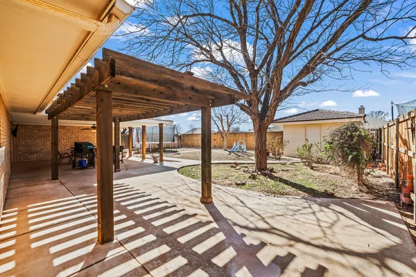 a view of a patio