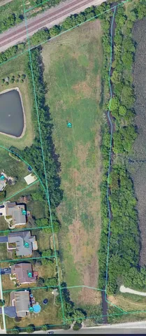 a bird view of a garden