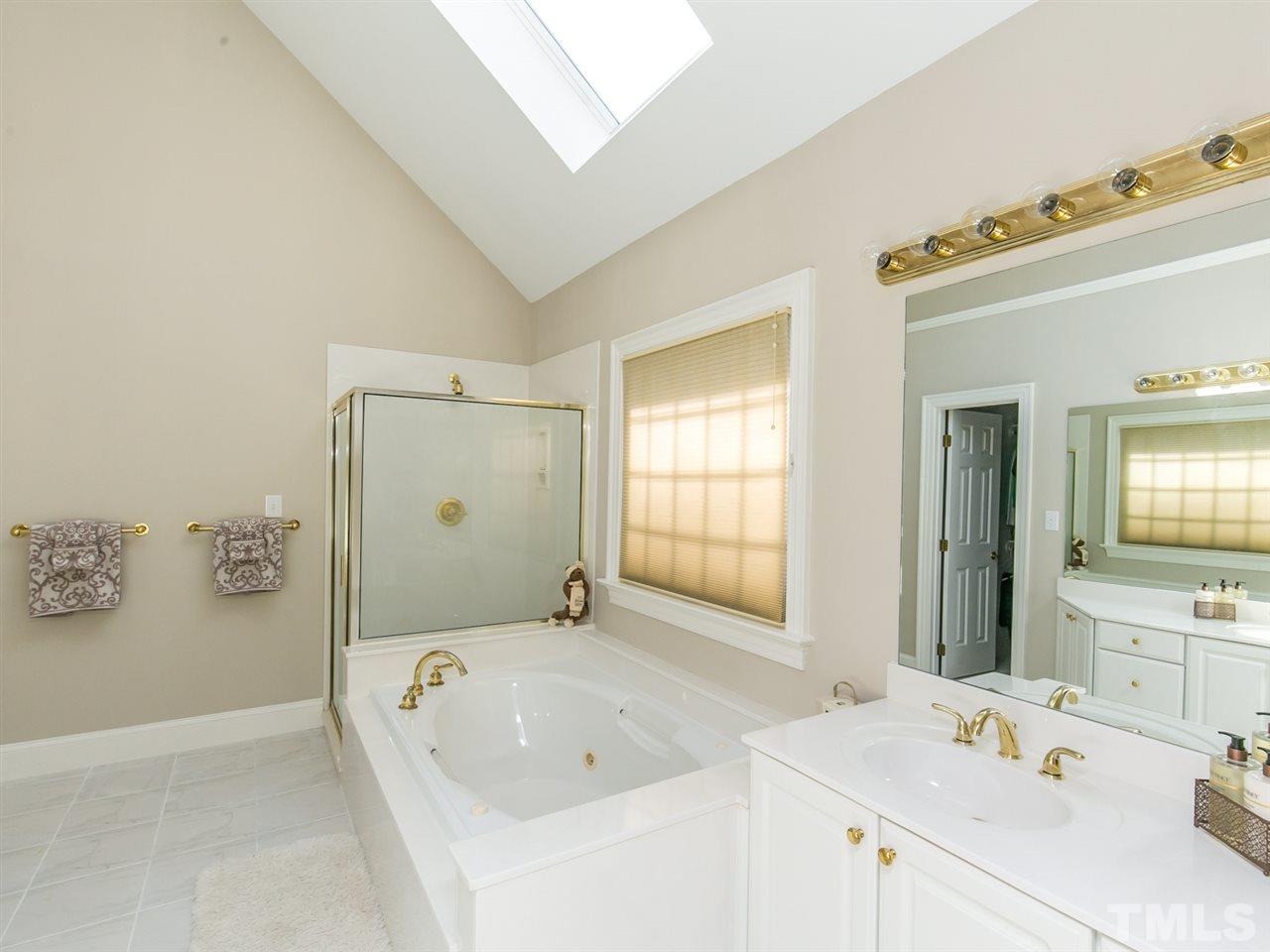 1604 Adams Mountain Road Raleigh, NC 27614 - Photo 14 of 25 Another view of the master bath with large shower.