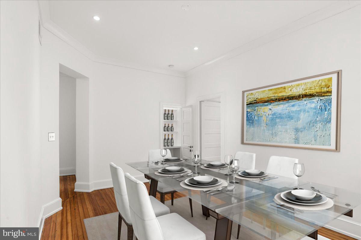 2006 Columbia Road Northwest, Unit 5 Washington, DC 20009 - Photo 10 of 41 Dining room - virtually staged
