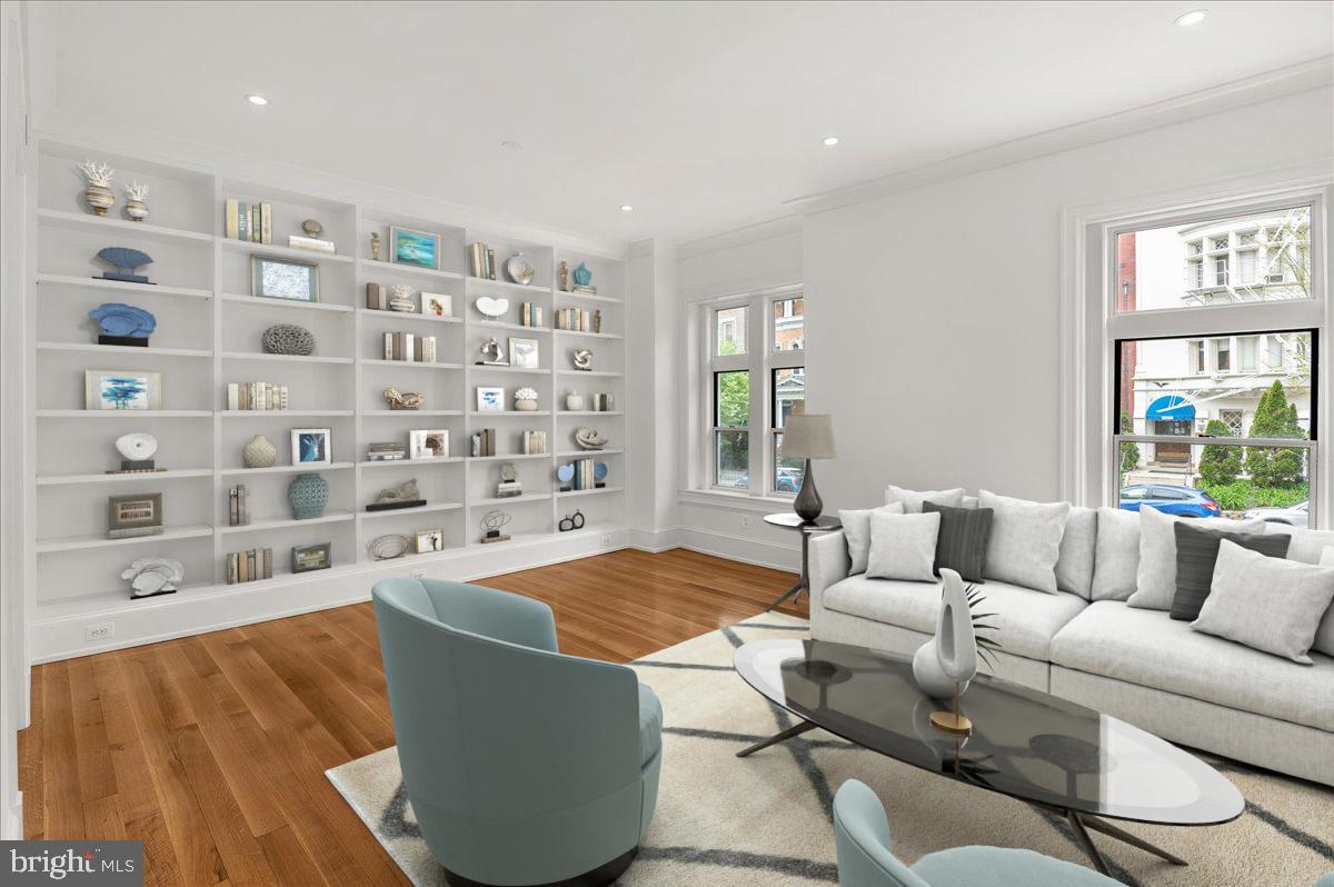 2006 Columbia Road Northwest, Unit 5 Washington, DC 20009 - Photo 18 of 41 Living room - virtually staged