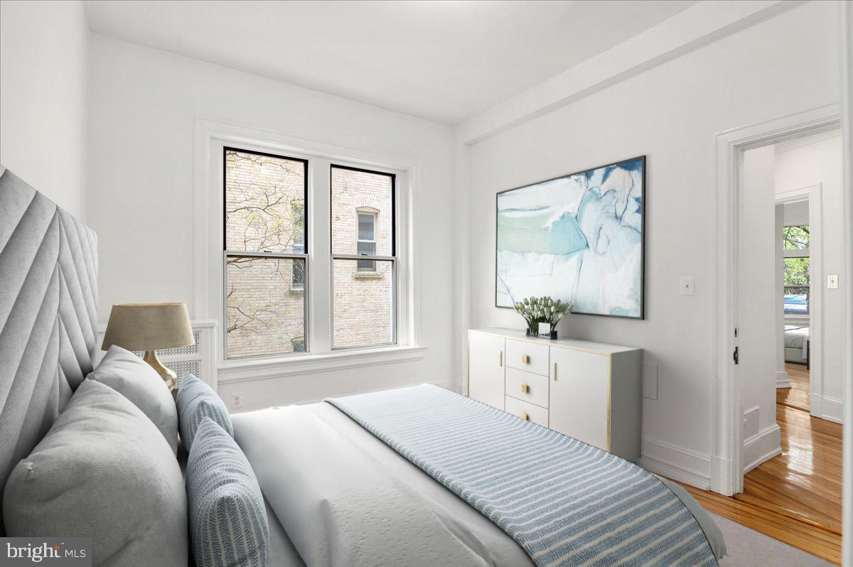 2006 Columbia Road Northwest, Unit 5 Washington, DC 20009 - Photo 28 of 41 Bedroom 2 - virtually staged