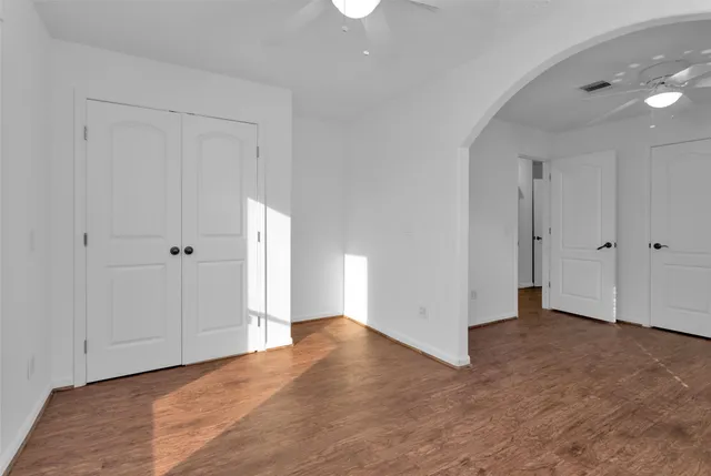 wooden floor in an empty room