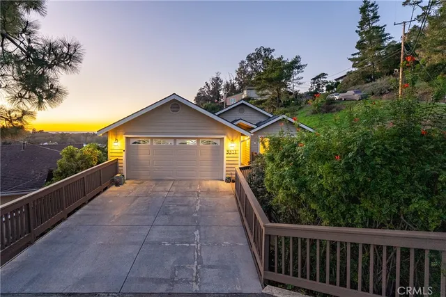 a view of a pathway of a balcony