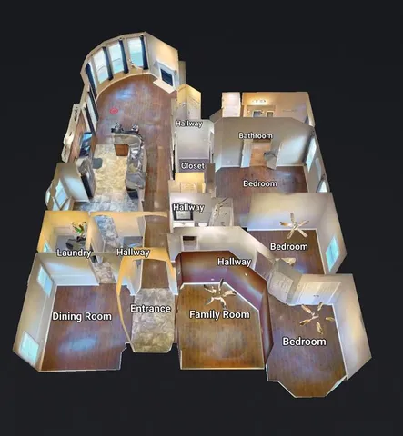 a view of water heater room