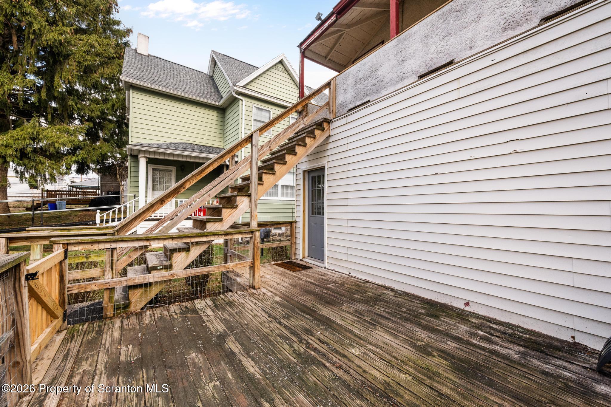 1413 Bulwer Street Scranton, PA 18504 - Photo 34 of 45 a view of outdoor space and deck