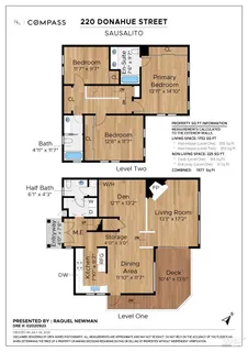 $1,300,000 | 220 Donahue Street, Sausalito, CA 94965