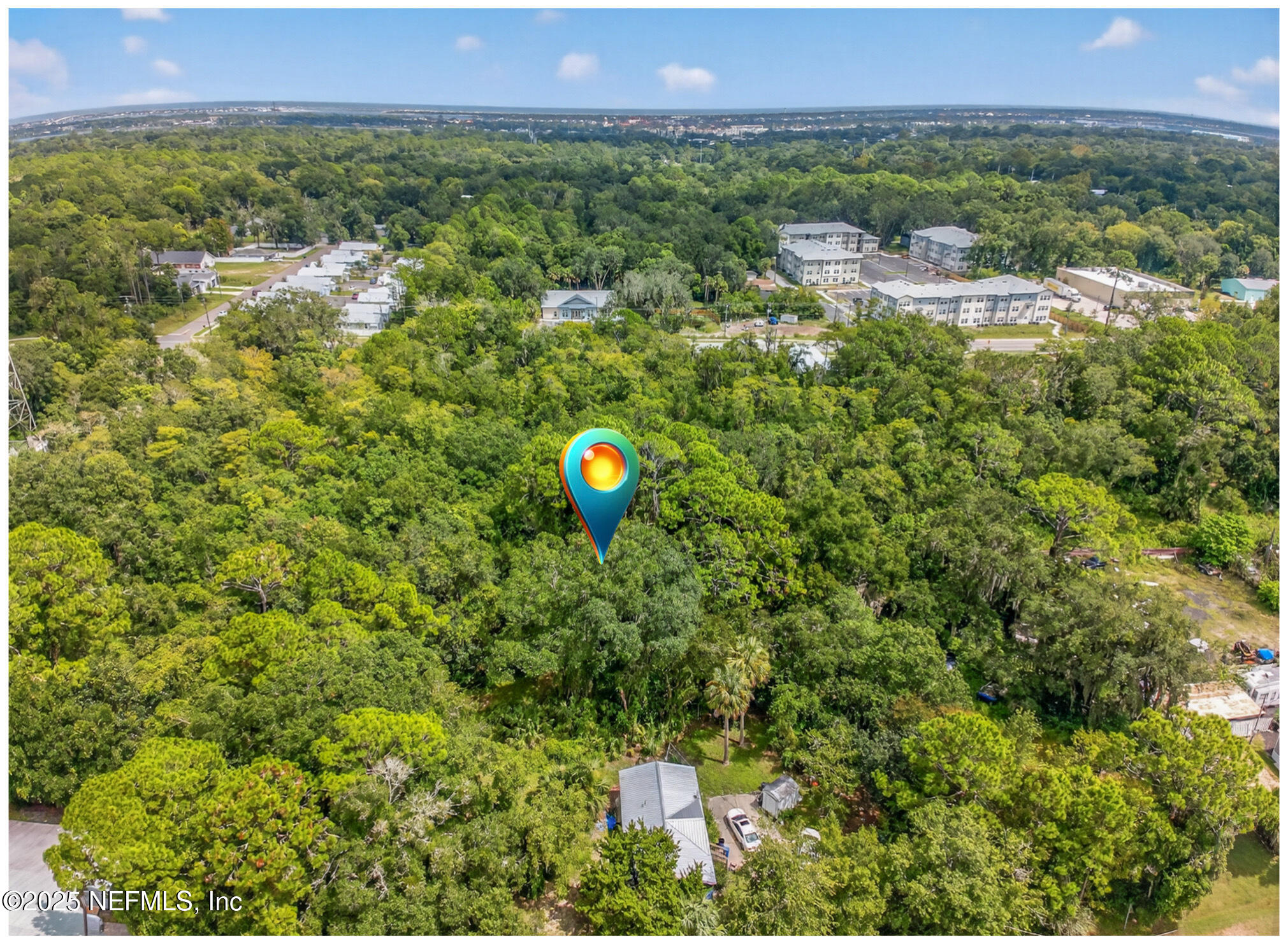 933 John Street St. Augustine, FL 32084 - Photo 3 of 19 a view of a lush green field with some trees