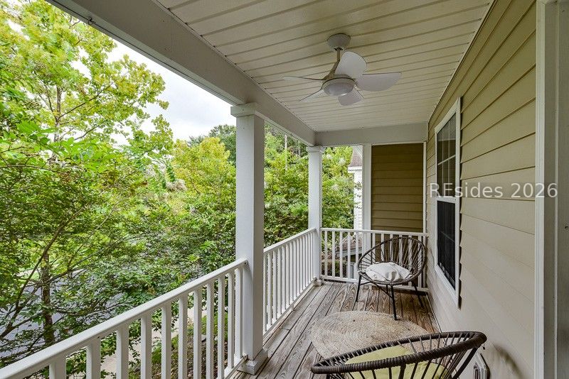 406 Park Side Way Bluffton, SC 29909 - Photo 9 of 39 2nd story covered balcony and your new sanctuary