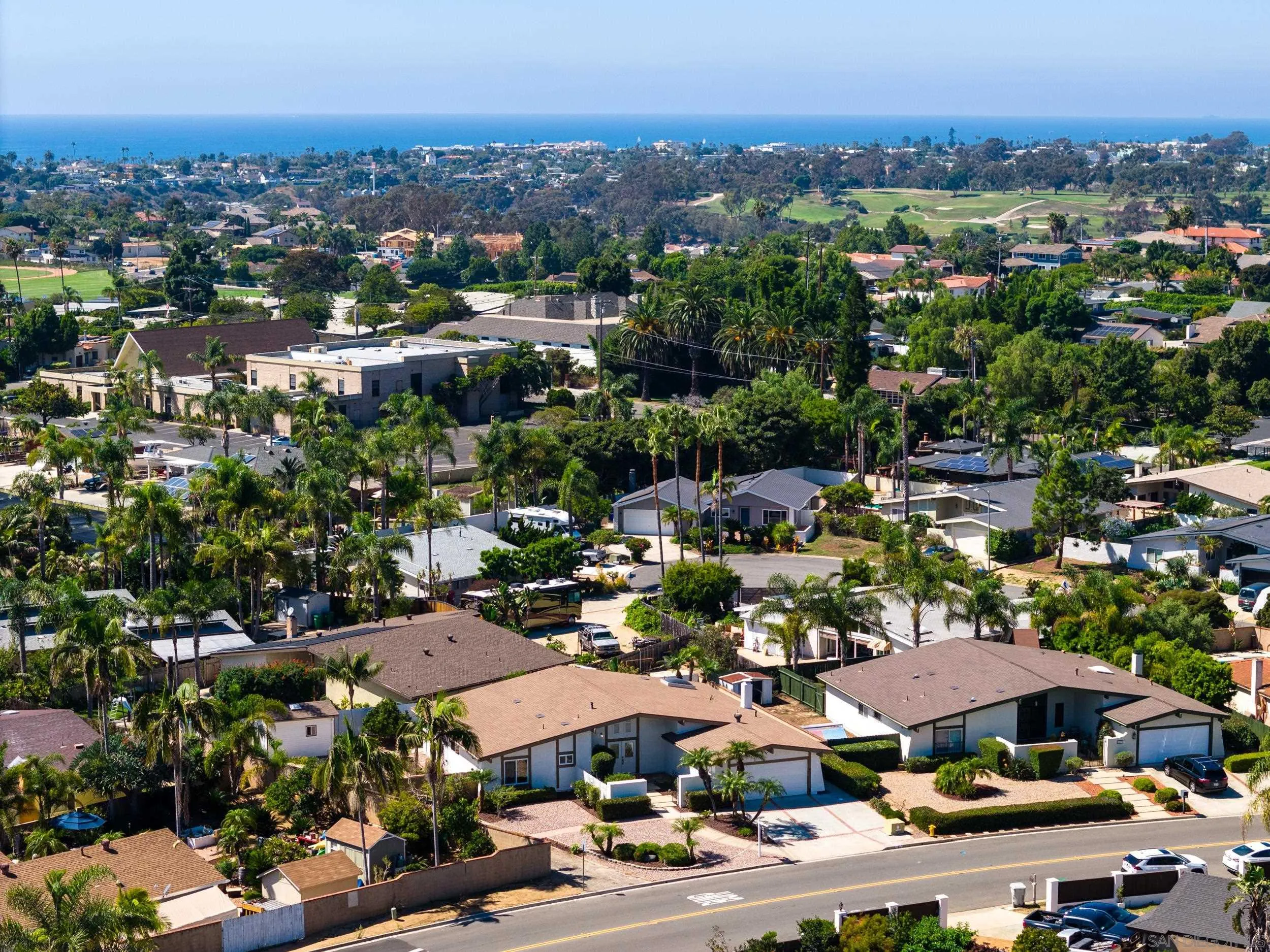 1621 Downs Street Oceanside, CA 92054 - Photo 2 of 38 an aerial view of residential houses and city street