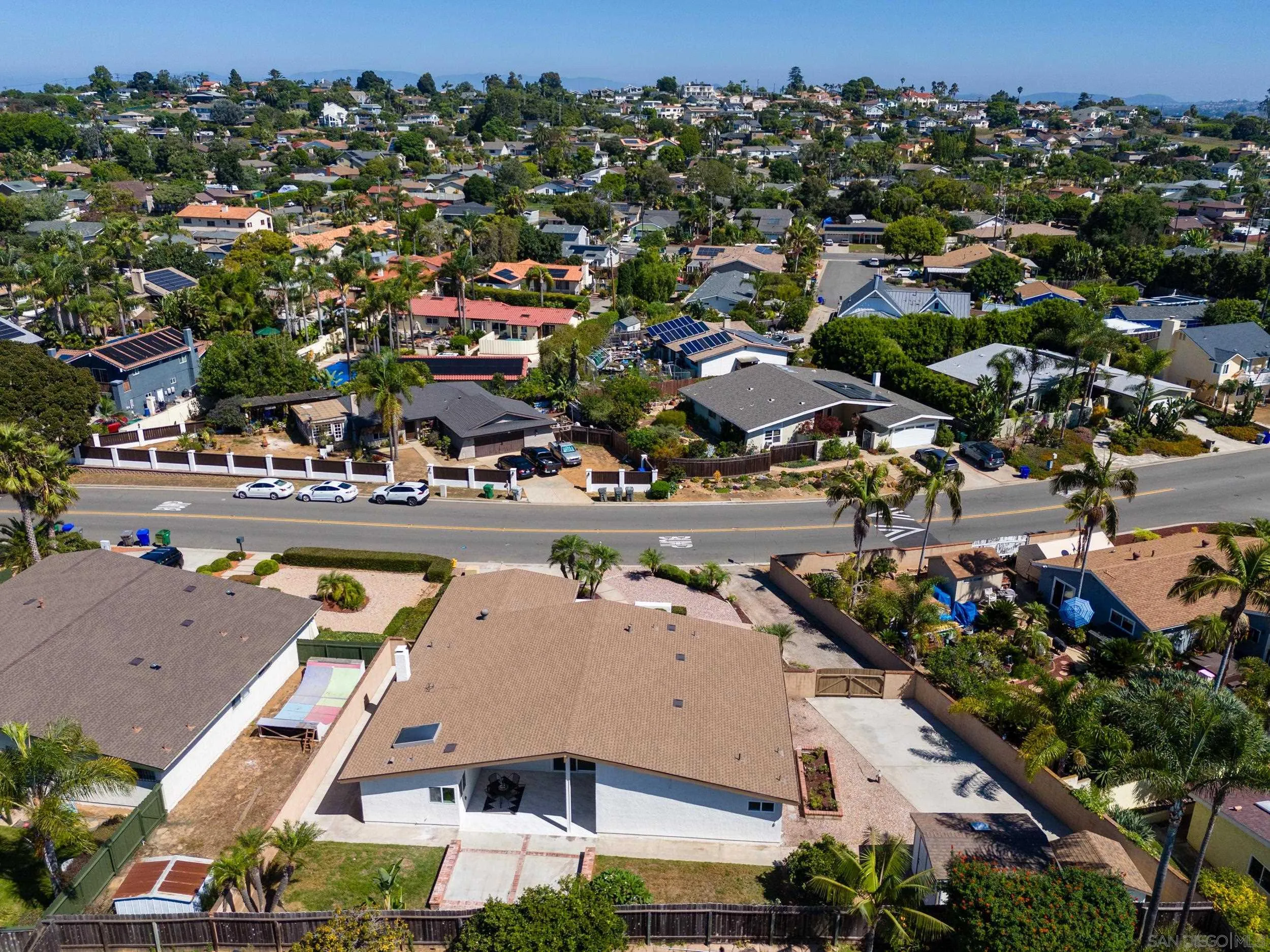 1621 Downs Street Oceanside, CA 92054 - Photo 35 of 38 an aerial view of a houses with outdoor space and street view