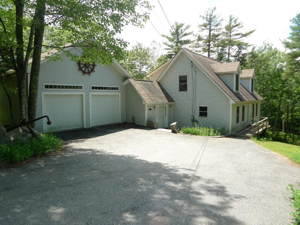 House with garage - view from driveway