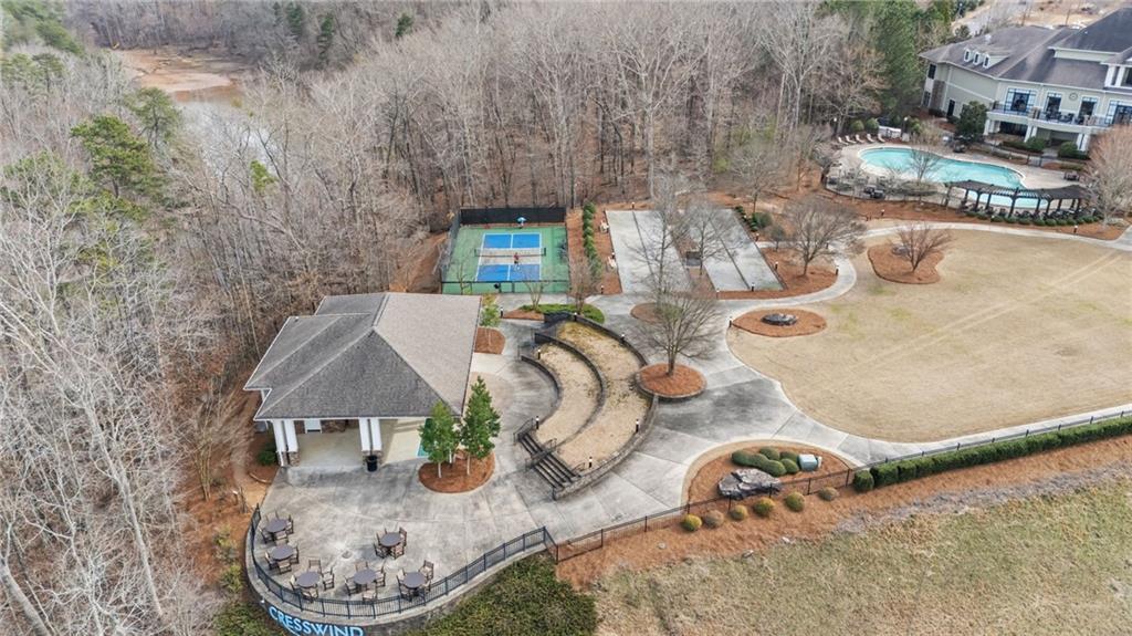 3418 Locust Cove Road Gainesville, GA 30504 - Photo 38 of 61 an aerial view of a house with outdoor space