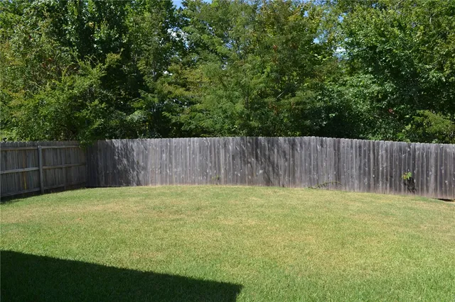 a view of wooden fence