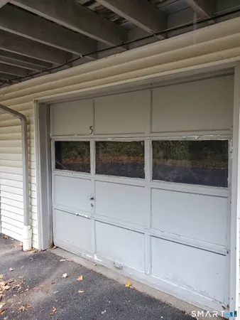 a view of a car garage