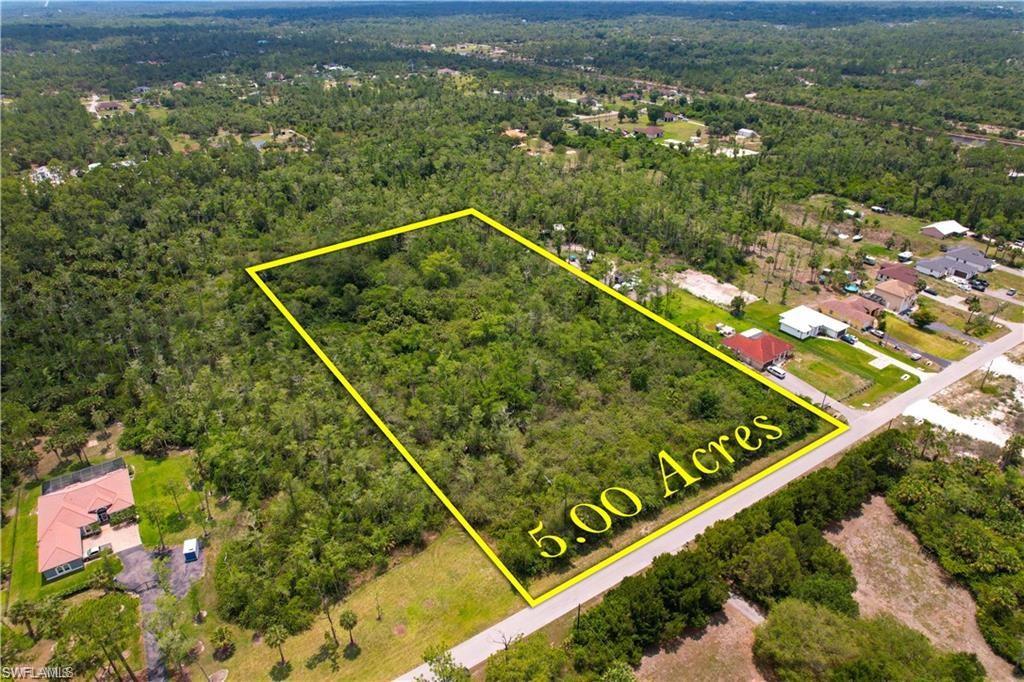 0 14th Avenue Northeast Naples, FL 34102 - Photo 3 of 3 Aerial overview of property's location with a forest and property parcel outlined