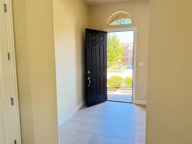 a view of an entryway door