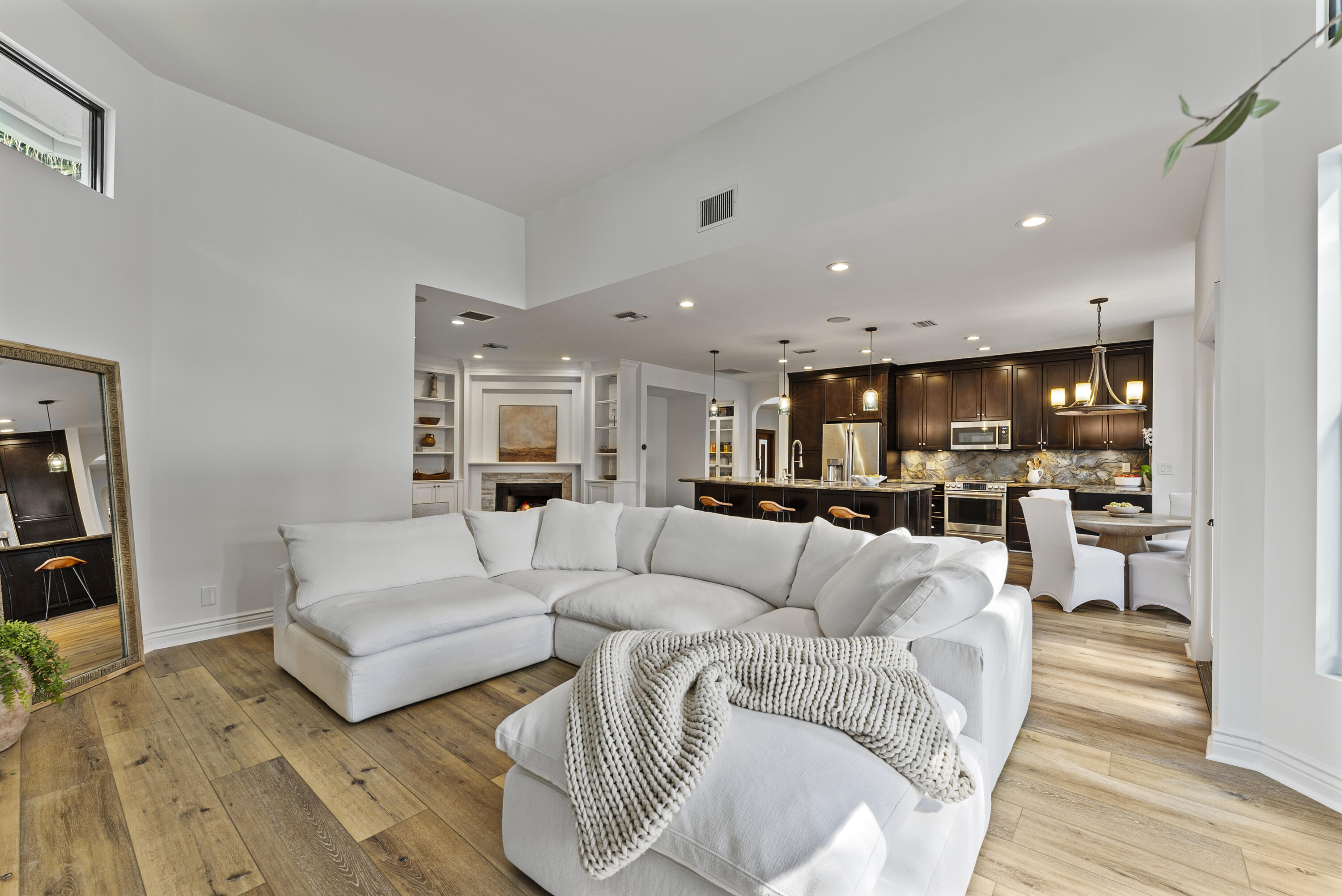1925 Parkside Circle South Boca Raton, FL 33486 - Photo 25 of 61 a living room with furniture and view of kitchen
